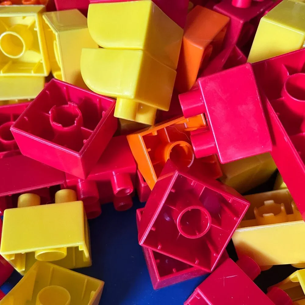 Megablocks red and yellow collection